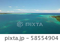 Aerial view of Okinawa island with drone Miyakojima Irabu Island Irabu Ohashi 58554904