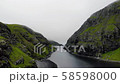 Aerial view of Faroe Islands, a territory of Denmark in the Atlantic Ocean. 58598000
