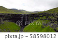 Aerial view of Faroe Islands, a territory of Denmark in the Atlantic Ocean. 58598012
