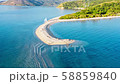 Spectacular sandbar beach in Philippines 58859840