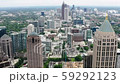 Aerial view footage midtown atlanta 59292123