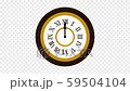 Clock animation with alpha channel 59504104