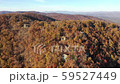 4K Aerial Fall Landscape at Georgia Mountains during the fall in Jasper 59527449