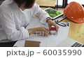 Engineer and Architect concept, Engineer Architects office team working with blueprints 60035990