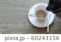instant coffee making on wooden background 60243156