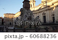 Piazza Navona in early morning - Rome, Italy. Pan footage from Fountain of the Four Rivers to St. Agnes Church in Agone. 60688236