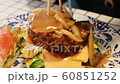 Delicious black pork burgers in Jeju Island and Udo 60851252