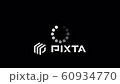 Loading Circle on black screen. Loading Animation. twelve animated dots fading in and out in sequence creating a rotating effect. 60934770