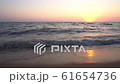 Sunset on the sea.Pattaya , Thailand 61654736