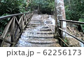Water rushing over a staircase trail at Kuang Si waterfalls, Luang Prabang, Laos 62256173