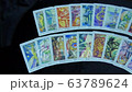 Thoth Tarot cards, divination cards, all major arcana. moving left to right 4k video 63789624