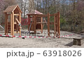 Closed Playground With Barrier Tape Due To Corona Pandemic In Berlin, Germany 63918026
