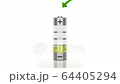 Battery made of glass and steel recharging process 64405294