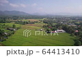 Aerial view of countryside in Chiang Mai, Thailand 1 64413410