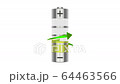 Beautiful rechargeable battery made of glass and steel recharging process 64463566