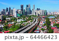 Aerial view of Kuala Lumpur skyline cityscape 64466423