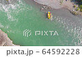 空撮ラフティング：Aerial Footage of rafting 64592228