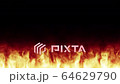 火・炎のループ映像（大） 64629790