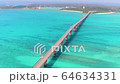 Blue sea and bridge _ Miyakojima _ Ikema Ohashi 64634331