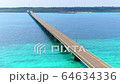 Blue sea and bridge _ Miyakojima _ Kurima Ohashi 64634336