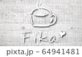 「 Fika 」「フィーカ」 動画　文字　素材　音無し　13秒 64941481