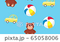 pattern of toys children icons 65058006
