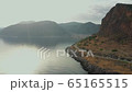 View from the sea of promenade in Greece 65165515
