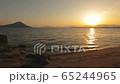 安芸の小富士　夕日　広島市 65244965