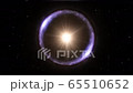 Light Bending Einstein Ring Star Physics Astronomy Concept in Space - 4K Seamless Loop Motion Background Animation 65510652