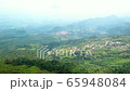 Aerial view landscape from flying drone over mountain in Phu Thap Boek Phetchabun Province Thailand 65948084