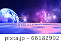 Sunrise over the Misty Planet 66182992