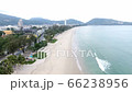 AArial view of Patong Beach South of Thailand No tourist, during Covid 19 66238956