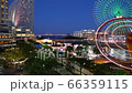 Timelapse Yokohama amusement park and night view 66359115