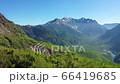初夏の穂高連峰と大正池 66419685