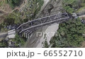 Birdseye Aerial View of Lost Boys Bridge on Iron Horse Trail in Santa Clarita 66552710