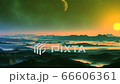 Bright Sunrise over an Alien Planet 66606361