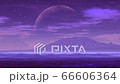 UFO over Lilac Planet 66606364