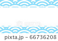 Japanese pattern animation "Aominami" with title frame 66736208