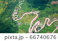 Aerial view landscape from flying drone over mountain in Phu Thap Boek Phetchabun Province Thailand 66740676