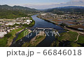 福岡県うきは市筑後川の大石堰 66846018