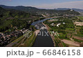 福岡県うきは市筑後川の山田堰 66846158