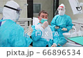 Doctor suggest that the patient disinfect mouth with a solution of chlorhexidine 66896534