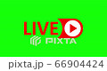 Live Stream sign. Red symbol, button of live streaming, broadcasting, online stream emblem. Alpha channel. For tv, shows and social media live performances 66904424