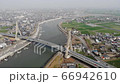 福岡県筑後市の矢部川大橋 66942610