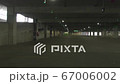 High quality 4k video of an empty parking lot due to mass lockdown in the city 67006002