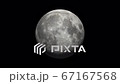 Realistic moon, rotating lights, with mask, 4K: created from materials provided by NASA, 3DCG 67167568