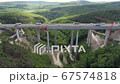 Highway bridge under construction - aerial view 67574818