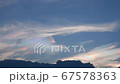 Time lapse motion The beauty of rainbow clouds Above the black clouds moving fast on sky in evening. 67578363