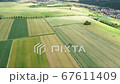 Fields, meadows and agricultural area in summertime 67611409