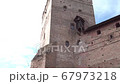 Prince Lubart stone castle, landmark of Lutsk city, Ukraine. Stronghold, fortress, citadel, tower, medieval, Middle Ages. FullHD Full HD 67973218